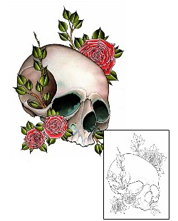Skull Tattoo Horror tattoo | DFF-01612