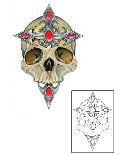 Featured Artist - Damien Friesz Tattoo Theo Skull Tattoo