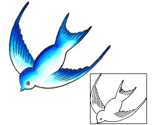 Bird Tattoo Religious & Spiritual tattoo | DHF-00094