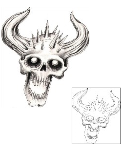 Skull Tattoo Horror tattoo | DHF-00376