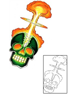 Skull Tattoo Horror tattoo | DHF-00377