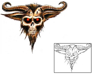 Skull Tattoo Horror tattoo | DHF-00384
