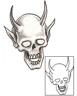 Skull Tattoo Horror tattoo | DHF-00388