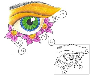 Eye Tattoo DKF-00053