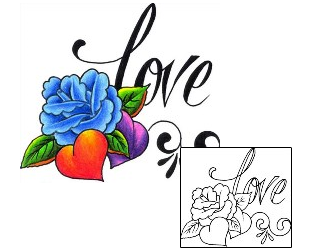 Love Tattoo Plant Life tattoo | DKF-00320