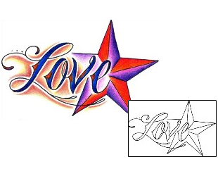 Star Tattoo For Women tattoo | DKF-00371