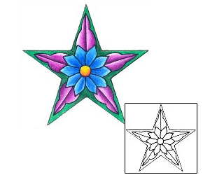 Star Tattoo Astronomy tattoo | DKF-00417
