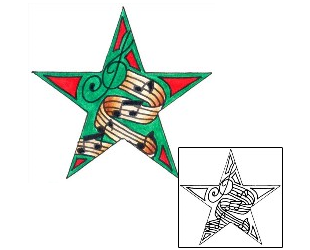 Star Tattoo Miscellaneous tattoo | DKF-00503