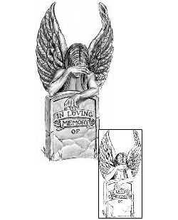 Angel Tattoo Religious & Spiritual tattoo | DLF-00009