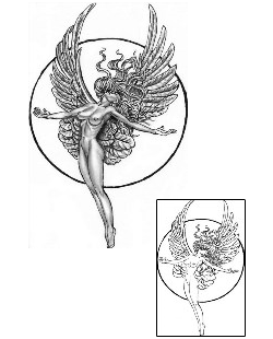 Angel Tattoo Religious & Spiritual tattoo | DLF-00010