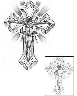 Jesus Tattoo Religious & Spiritual tattoo | DLF-00028
