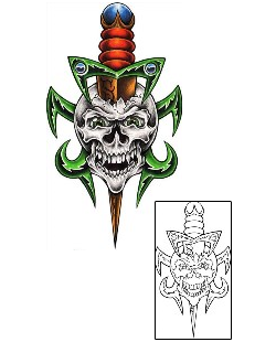 Skull Tattoo Tattoo Styles tattoo | DMF-00005