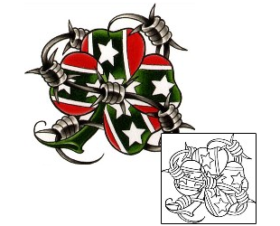 Clover Tattoo Plant Life tattoo | DMF-00008