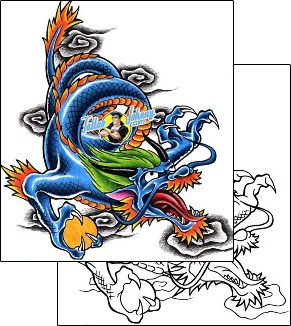 Monster Tattoo fantasy-tattoos-dave-poole-dmf-00023