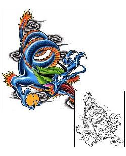 Dragon Tattoo Mythology tattoo | DMF-00023