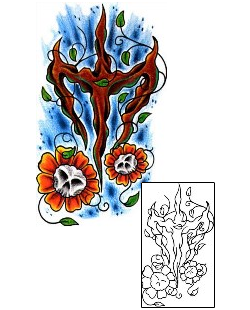 Skull Tattoo Religious & Spiritual tattoo | DMF-00075
