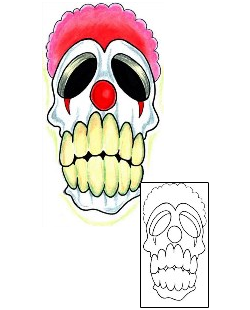 Clown Tattoo Horror tattoo | DPF-00071