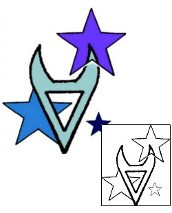 Celestial Tattoo Astronomy tattoo | DPF-00248