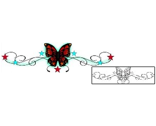 Butterfly Tattoo For Women tattoo | DPF-00365