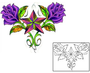 Flower Tattoo Astronomy tattoo | DQF-00138