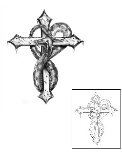 Snake Tattoo Religious & Spiritual tattoo | DUF-00043