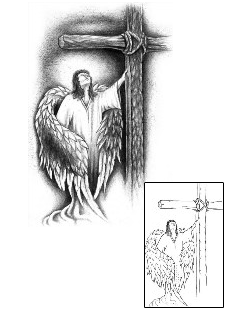 Angel Tattoo Religious & Spiritual tattoo | DVF-00016