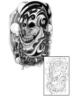 Skull Tattoo Tattoo Styles tattoo | DVF-00097