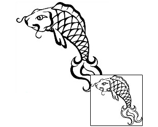 Fish Tattoo Marine Life tattoo | DVF-00170