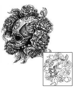 Rose Tattoo Plant Life tattoo | DVF-00176
