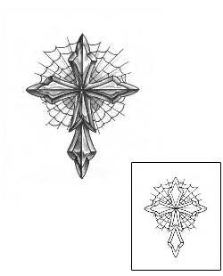 Spider Web Tattoo Religious & Spiritual tattoo | DWF-00024