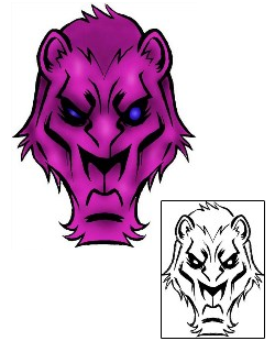 Lion Tattoo Animal tattoo | DXF-00054