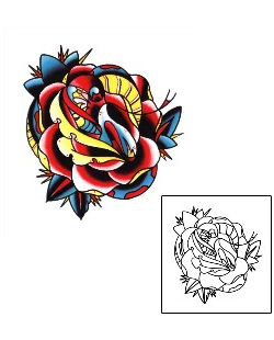 Rose Tattoo Tattoo Styles tattoo | DZF-00018