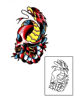 Monster Tattoo Tattoo Styles tattoo | DZF-00029