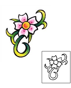 Cherry Blossom Tattoo Plant Life tattoo | E1F-00027