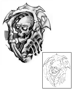 Picture of Horror tattoo | E1F-00168