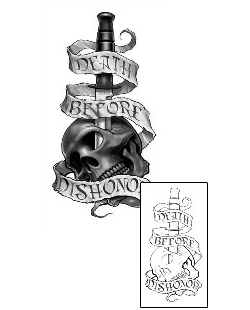 Skull Tattoo Horror tattoo | EAF-00047