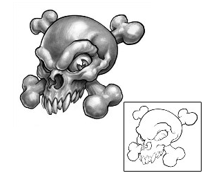 Skull Tattoo Horror tattoo | EAF-00048