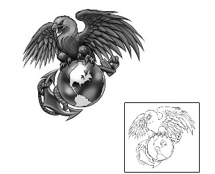 Eagle Tattoo Animal tattoo | EAF-00049