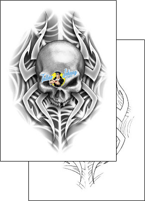 Skull Tattoo eaf-00057