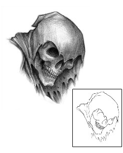 Skull Tattoo Horror tattoo | EAF-00058
