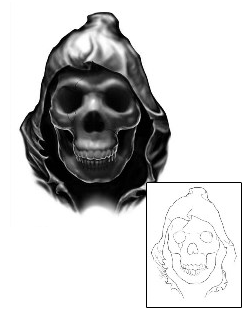Skull Tattoo Horror tattoo | EAF-00059