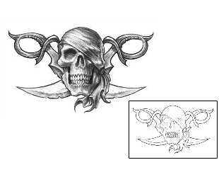 Skull Tattoo Miscellaneous tattoo | EAF-00061