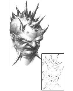 Devil - Demon Tattoo Horror tattoo | EBF-00002