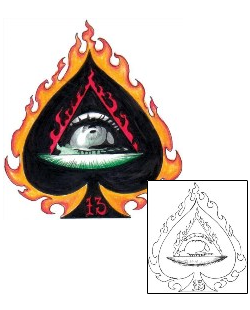 Fire – Flames Tattoo Miscellaneous tattoo | ECF-00041