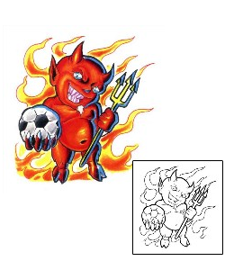 Devil - Demon Tattoo Miscellaneous tattoo | EDF-00024