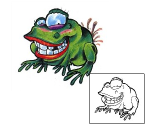 Frog Tattoo Reptiles & Amphibians tattoo | EDF-00059