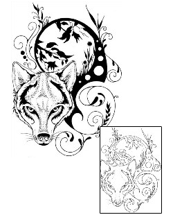Wolf Tattoo Animal tattoo | EGF-00077