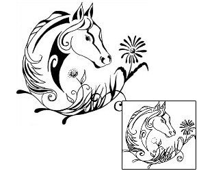 Horse Tattoo Animal tattoo | EGF-00086