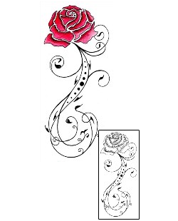 Rose Tattoo Plant Life tattoo | EGF-00115