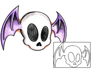 Bat Tattoo Horror tattoo | EHF-00006